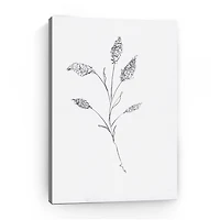 Floral Sketch II Giclee Canvas Art