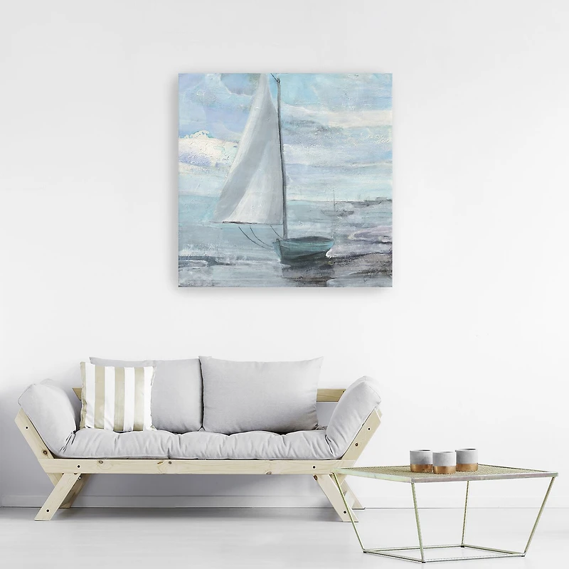 Lumaprints Silver Sail Giclee Canvas Art