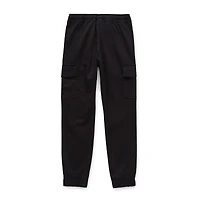 Thereabouts Pull-On Jogger Little & Big Kid Boys Adjustable Waist Drawstring Cuffed Cargo Pant