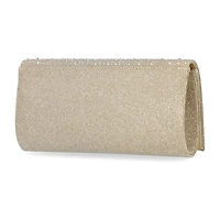 Gunne Sax by Jessica McClintock Chloe Scattered Stones Clutch Beaded Evening Bag