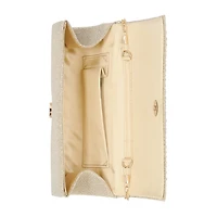 Gunne Sax by Jessica McClintock Chloe Scattered Stones Clutch Beaded Evening Bag