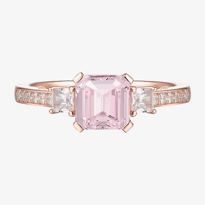 Womens Gemstone 14K Gold Over Silver Halo Delicate Cocktail Ring