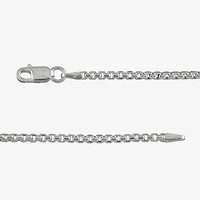 Made in Italy Mens Sterling Silver 30 Inch Box Chain Necklace