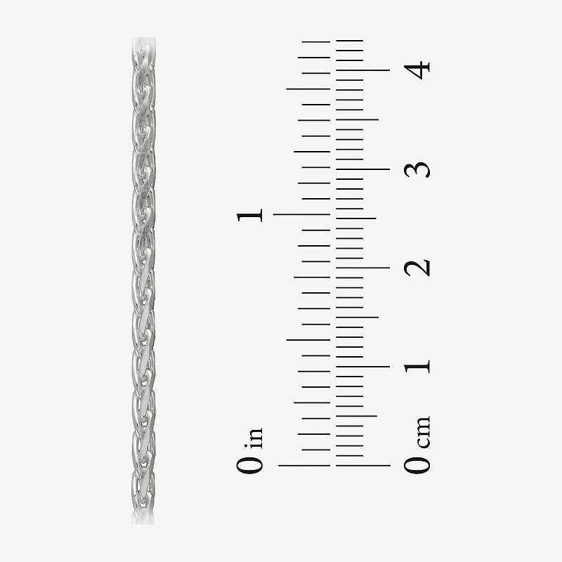 Made in Italy Sterling Silver Spiga Chain Bracelet