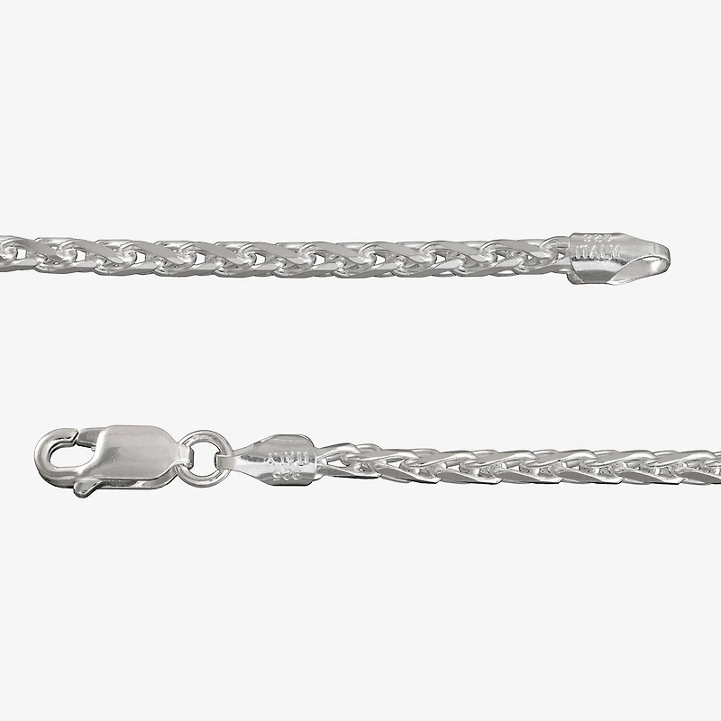 Made in Italy Sterling Silver Spiga Chain Bracelet