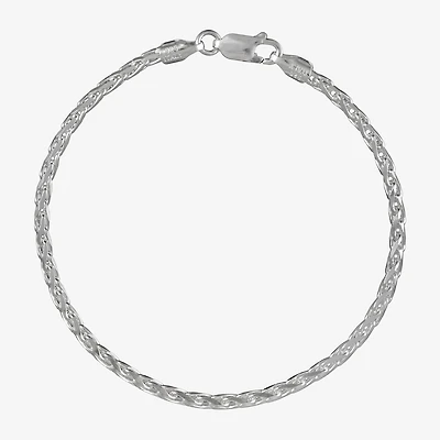 Made in Italy Sterling Silver Spiga Chain Bracelet