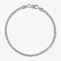 Made in Italy Sterling Silver Spiga Chain Bracelet