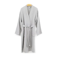 Linum Home Textiles Smyrna Hotel Luxery Unisex Adult Terry Cloth Long Sleeve Knee Length Robe