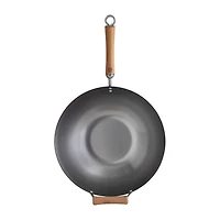 Joyce Chen Carbon Steel 14" Wok with Birch Handle