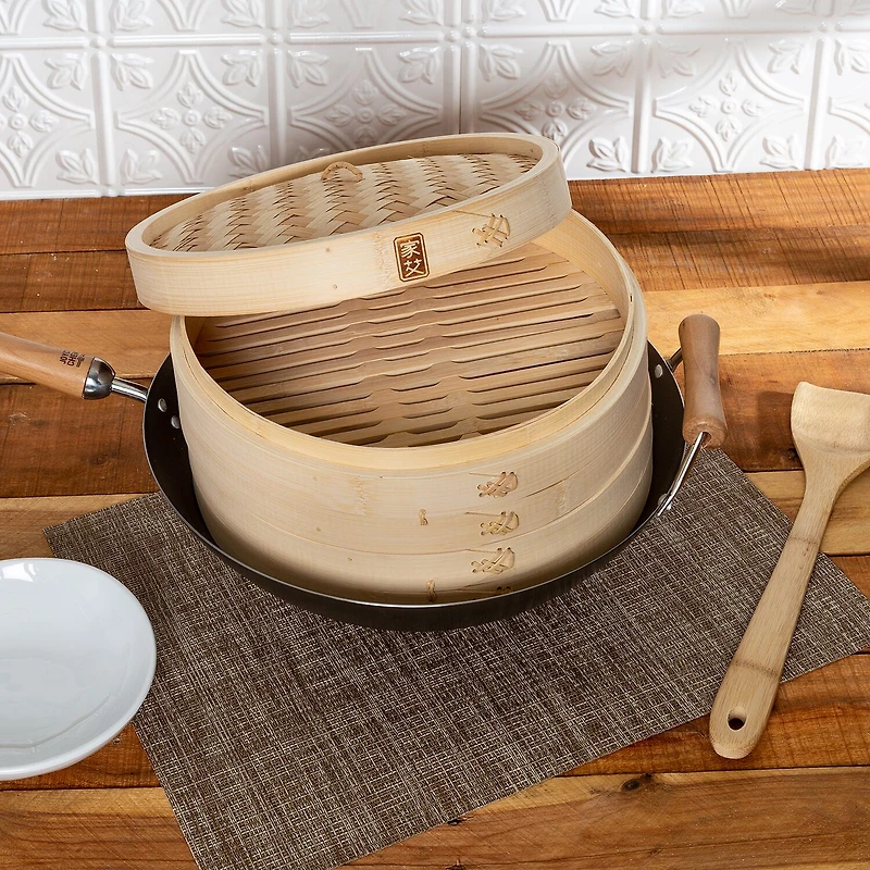 Joyce Chen 2 Tier 12" Bamboo Steamer