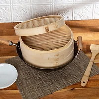 Joyce Chen 2 Tier 12" Bamboo Steamer