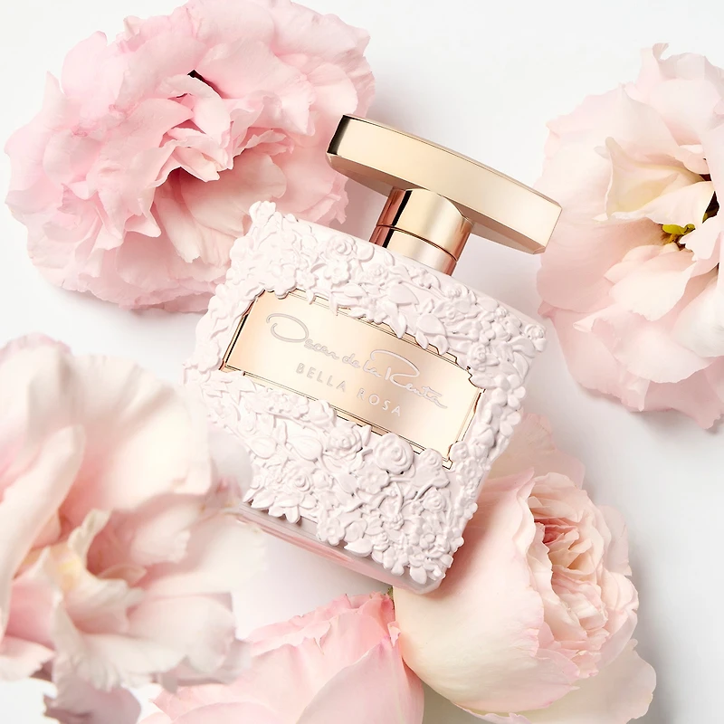 Oscar De La Renta Bella Rosa Eau De Parfum -Pc Gift Set ($167 Value) Perfume Set