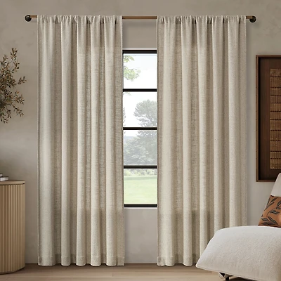 Indigo Road by Egypt Sherrod Portland Rod Pocket Light-Filtering Single Curtain Panel