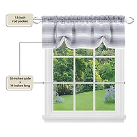 Achim Rod Pocket Federal & Tuck Valance