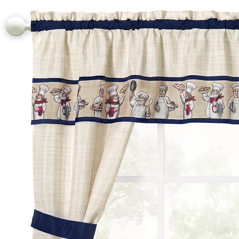 Achim 3-pc. Rod Pocket Kitchen Curtains & Drapes Window Set