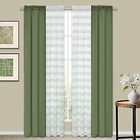 Achim Rod Pocket Room Darkening Set of 4 Curtain Panel