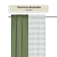 Achim Rod Pocket Room Darkening Set of 4 Curtain Panel