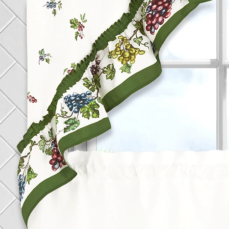 Achim 3-pc. Rod Pocket Kitchen Curtains & Drapes Window Set