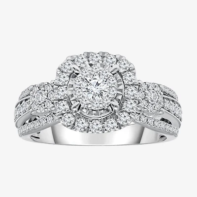 Love Lives Forever (I / I1) Womens 1 CT. T.W. Lab Grown White Diamond 10K Gold Bridal Set