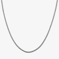 Stainless Steel Solid Wheat Chain Necklace