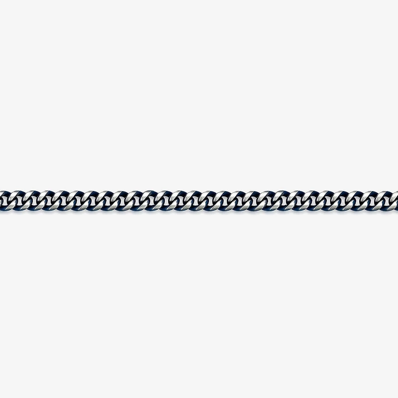 Mens Stainless Steel Inch Curb Chain Necklace