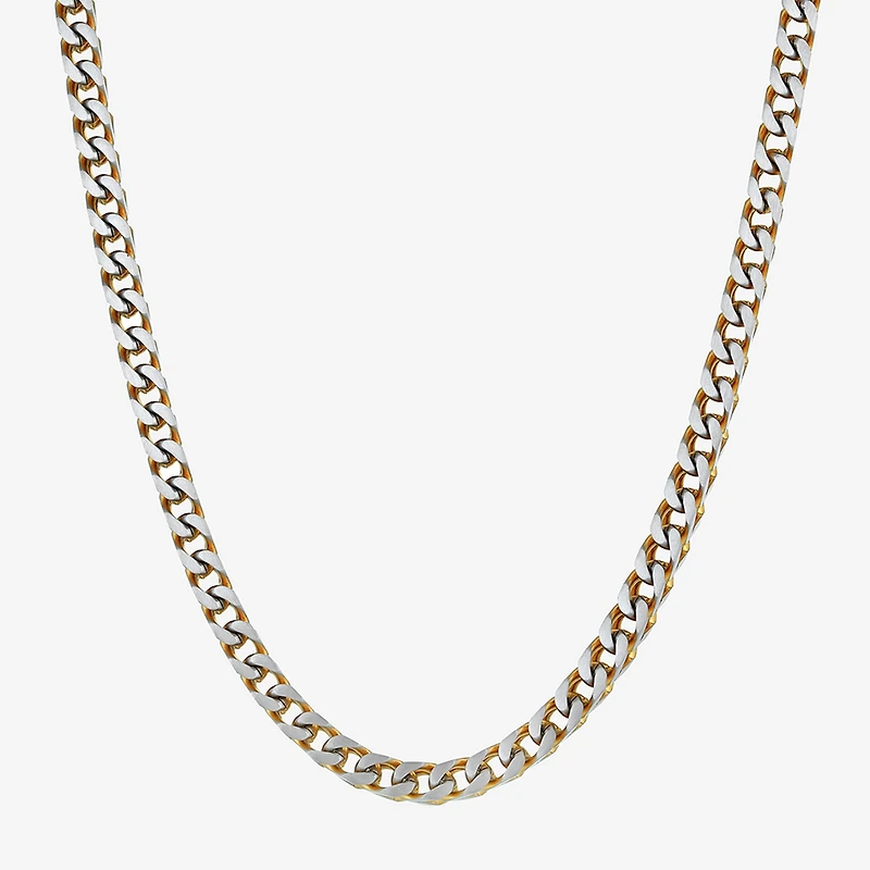 Mens Stainless Steel 24 Inch Wheat Chain Necklace