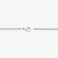Mens Stainless Steel 18" 2mm Curb Chain