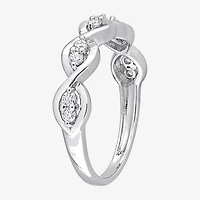 Womens / CT. T.W. Lab Created White Moissanite Sterling Silver Wedding Band