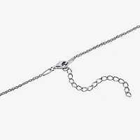 Womens Blue Turquoise Sterling Silver 18 Inch Pendant Necklace