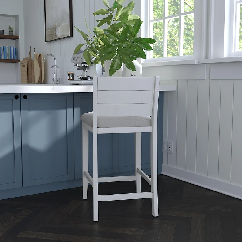 Fowler Counter Height Upholstered Bar Stool