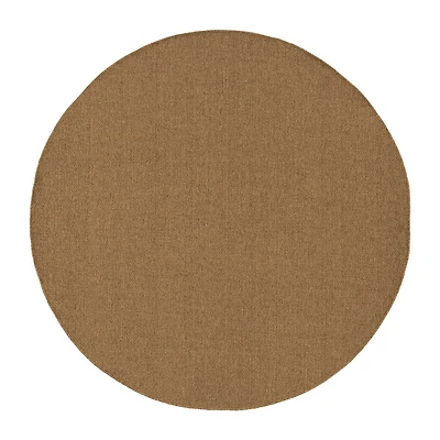 Covington Home Kehlani Basket Weave 7'10"X7'10" Indoor Outdoor Round Area Rug