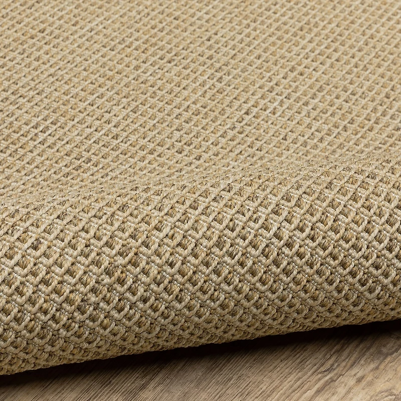 Covington Home Kehlani Flat Woven Solid 7'10"X7'10" Indoor Outdoor Round Area Rug