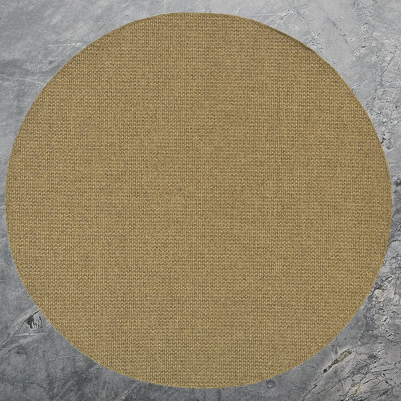 Covington Home Kehlani Panama Weave 7'10"X7'10" Indoor Outdoor Round Area Rug