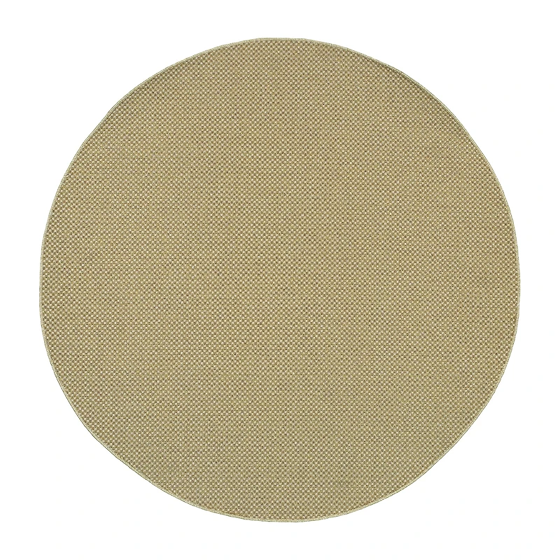 Covington Home Kehlani Flat Weave 7'10"X7'10" Indoor Outdoor Round Area Rug
