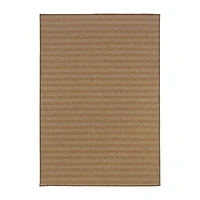 Covington Home Kehlani Tonal Stripe Indoor Outdoor Rectangular Area Rug