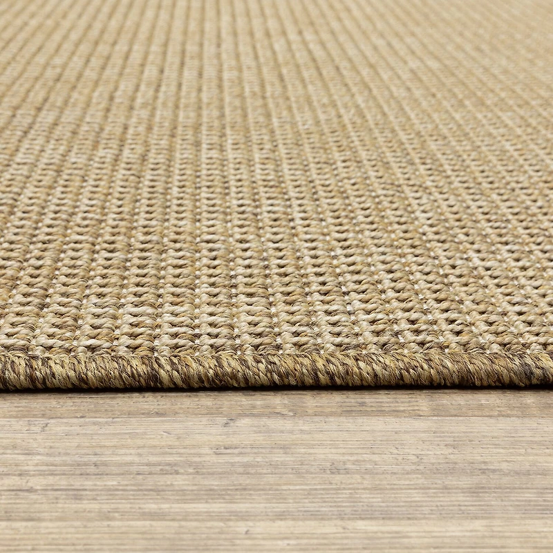 Covington Home Kehlani Flat Woven Solid Indoor Outdoor Rectangular Area Rug