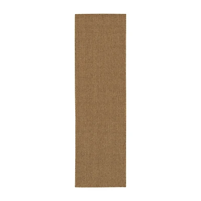 Covington Home Kehlani Basket Weave 2'3"X7'6" Indoor Outdoor Rectangular Runner