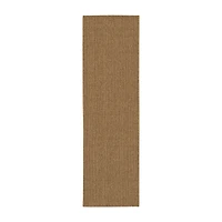 Covington Home Kehlani Basket Weave 2'3"X7'6" Indoor Outdoor Rectangular Runner