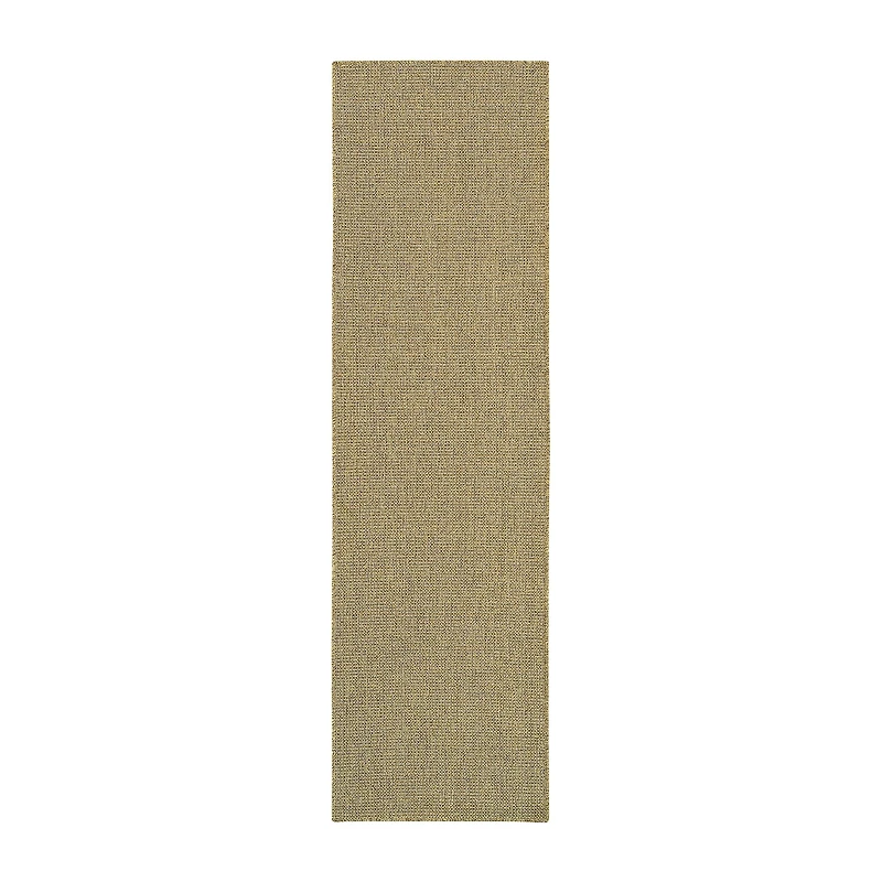 Covington Home Kehlani Flat Woven Solid 2'3"X7'6" Indoor Outdoor Rectangular Runner