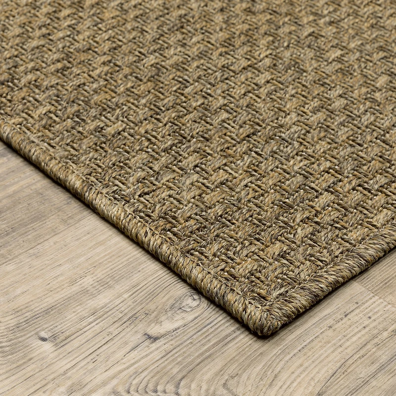 Covington Home Kehlani Panama Weave 2'3"X7'6" Indoor Outdoor Rectangular Runner