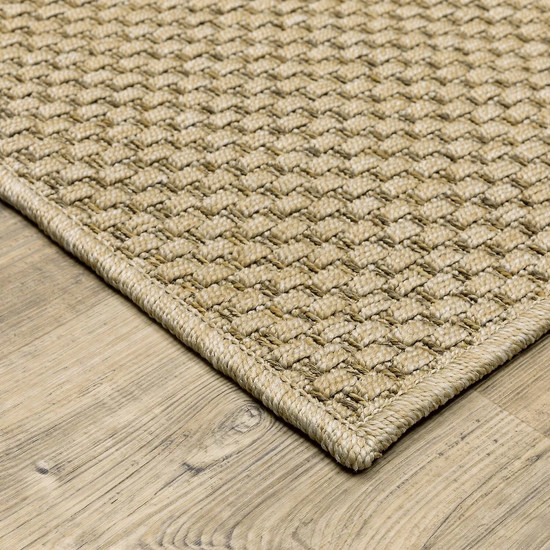 Covington Home Kehlani Flat Weave 2'3"X7'6" Indoor Outdoor Rectangular Runner