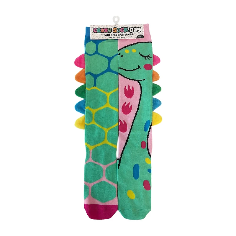 Novelty Crazy Sock Big Kid Unisex 1 Pair Knee High Socks