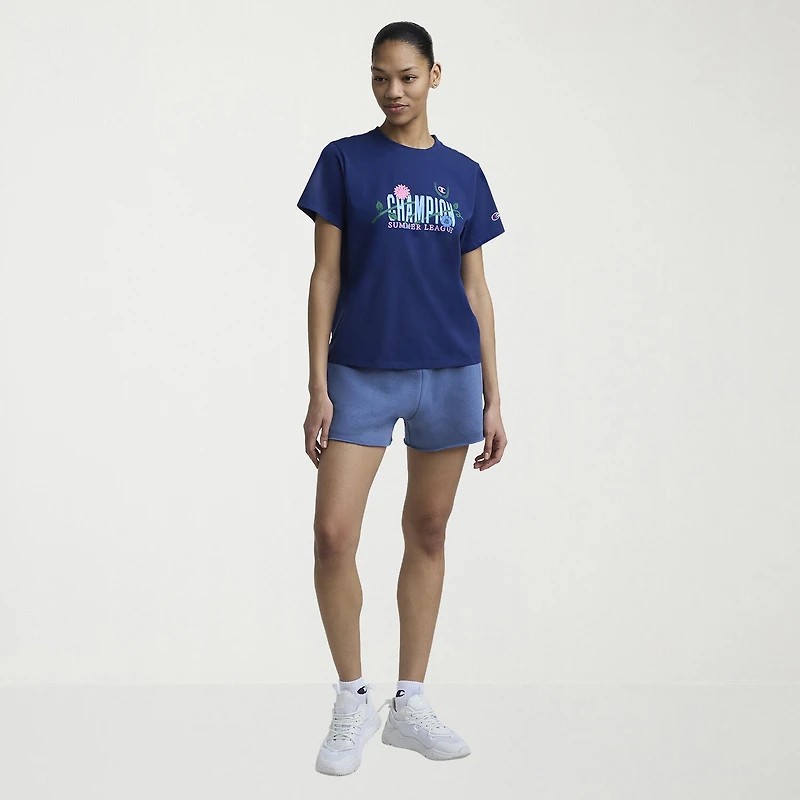 Champion Womens Crew Neck Short Sleeve Active T-Shirt