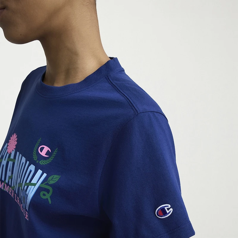 Champion Womens Crew Neck Short Sleeve Active T-Shirt
