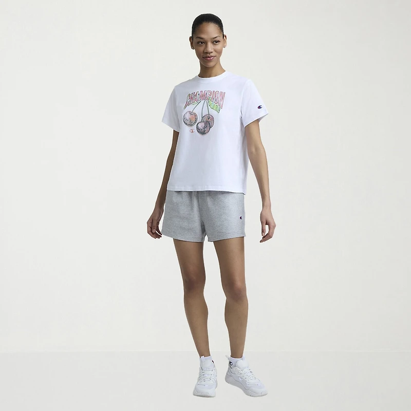 Champion Womens Crew Neck Short Sleeve Active T-Shirt