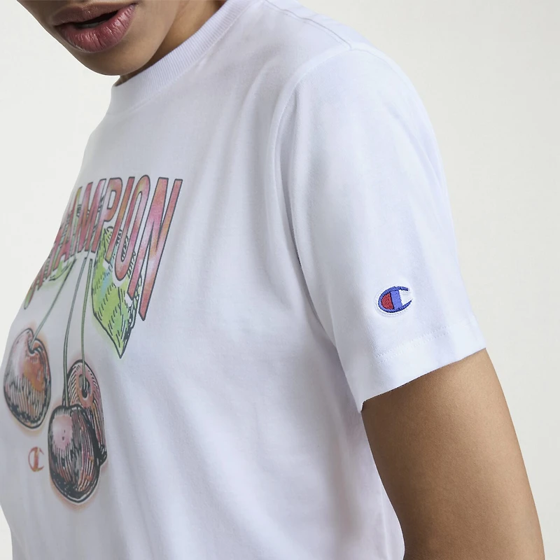 Champion Womens Crew Neck Short Sleeve Active T-Shirt