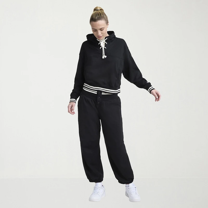 Champion Womens Cinched Mid Rise Loose Fit Sweatpant