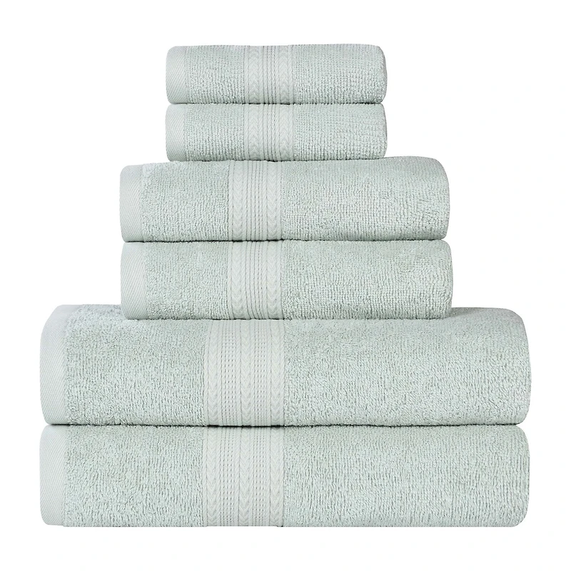 SUPERIOR® Eco-Friendly Cotton 6-pc. Quick Dry Bath Towel Set