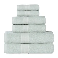 SUPERIOR® Eco-Friendly Cotton 6-pc. Quick Dry Bath Towel Set