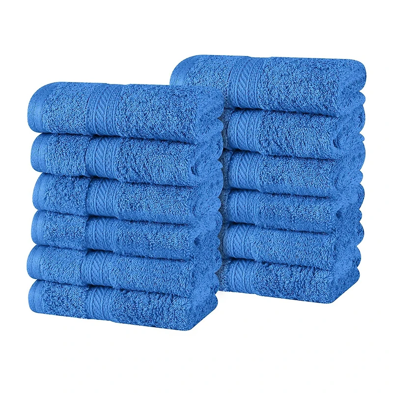 SUPERIOR® Atlas Premium Cotton 12-pc. Quick Dry Washcloth